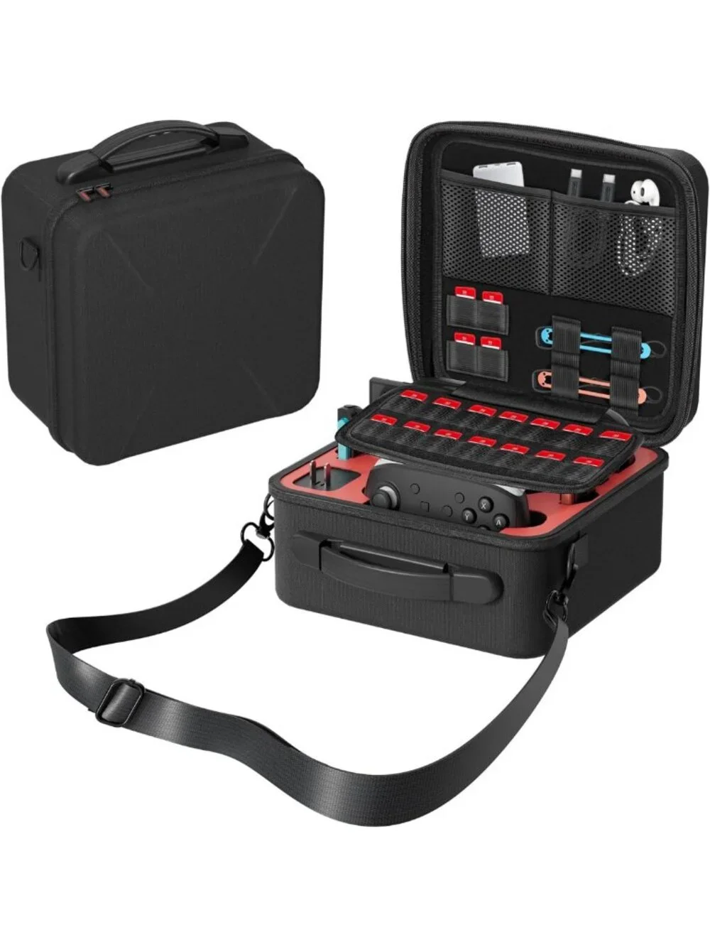 Compact Hard Shell Carrying Case for Nintendo Switch 2 - Travel Organizer with
